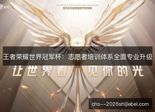 王者荣耀世界冠军杯:志愿者培训体系全面专业升级 王者荣耀世界冠军杯:志愿者培训体系全面专业升级